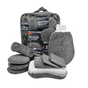 Microfiber Car Cleaning Kit Essential Wash Tool Set