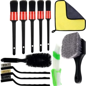 Multifunctional Auto Detailing Kit Premium Car Wash Brush Set