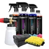 Complete Car Cleaning Bundle Bucket Grate Shampoo Towels Wash Tools Set