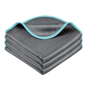 Premium Microfiber Carbon Fiber Cleaning Cloth Lint-Free Absorbent Towel
